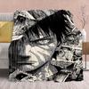 Naruto Anime Flannel Blanket - Soft Warm Perfect for Sofa, Bedding Camping Travel Office Home Decor -QJY