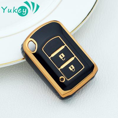 2 кнопки ТПУ дистанционный брелок для ключей от автомобиля чехол для Mitsubishi Eclipse CROSS Outlander SPORT Mirage G4 Lancer 2016-2021