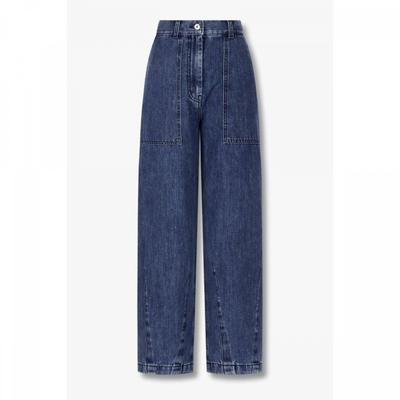 Denim Pants With String Backbanding 9175362975