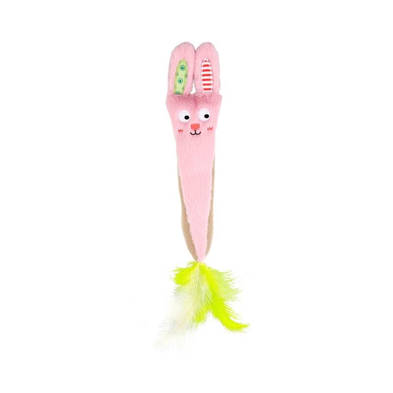 Игрушка для кошек Guiwei с мятой, перьями, для пинания и жевания
