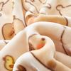 Thickened Raschel Blanket for Bed Sofa Double Layer Thick Warm Autumn Winter Comforter Cute Capybara Soft Plush Blanket