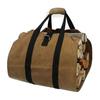 Outdoor Waterproof Firewood Storage Bag, Portable Logging Bag, Khaki