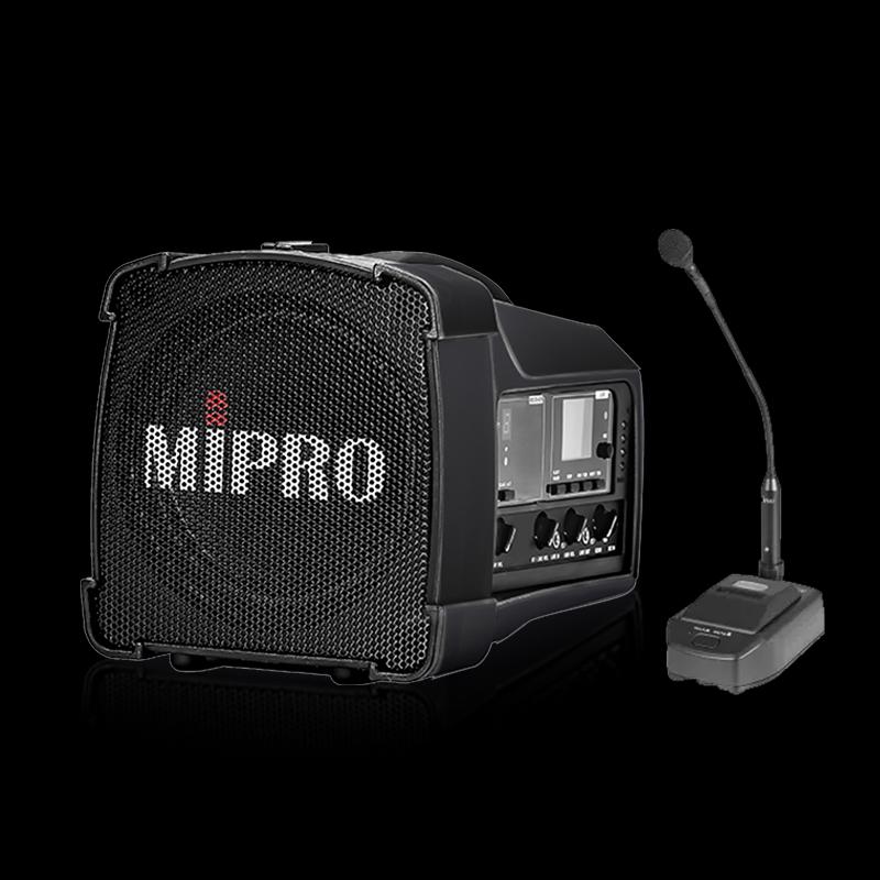 Mipro MA-100SBII Portable PA System with Gooseneck Microphone CN plug (adapter included)