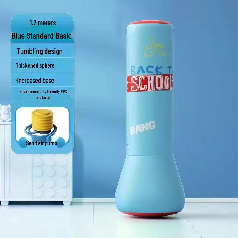 Inflatable Freestanding Punching Bag for Home Boxing and Kids' Taekwondo Training
