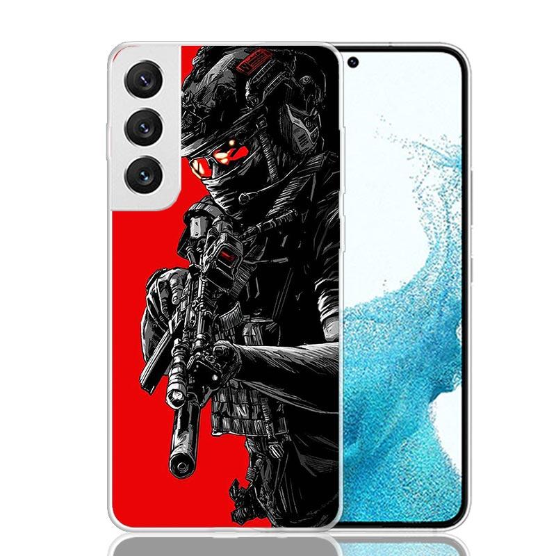 Полиция SWAT ФБР Чехол для телефона для Samsung Galaxy S26 Ultra S23 S24 S25 Edge S20 FE S21 S22 Plus Мягкий чехол с принтом Fundas Galax