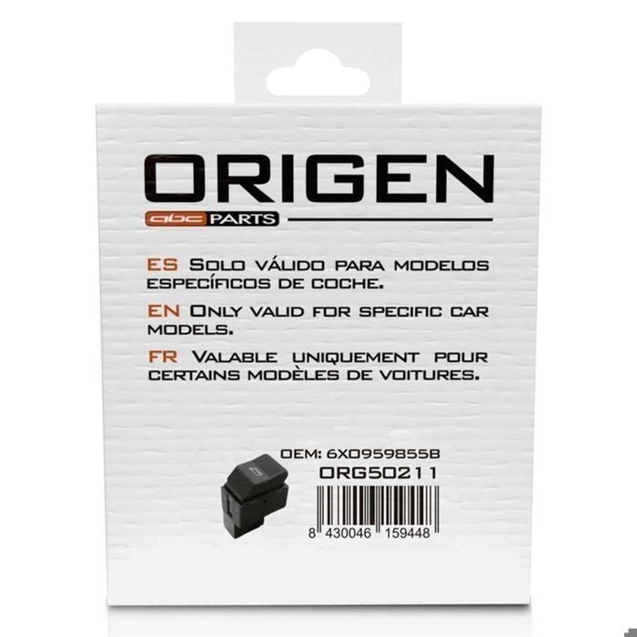 Commande interrupteur leve-vitre 6xo959855b adaptable pour vw touran