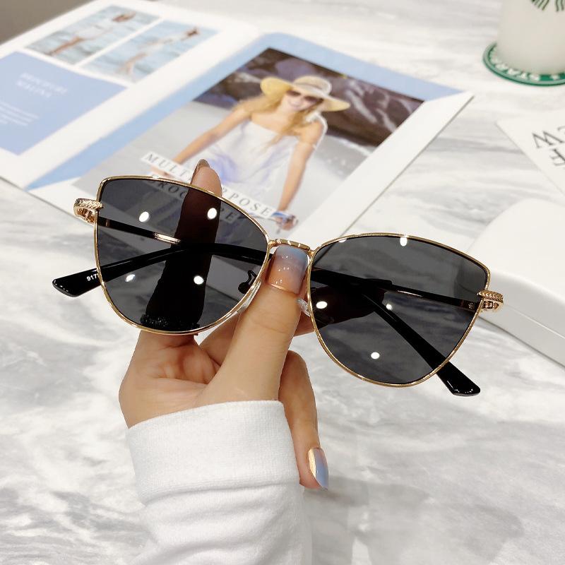 Luxury Metal Sunglasses Women Square Sun Glasses Ladies Shades Gradient Eyewear UV4 Goggles Gafas De Sol Mujer Lentes