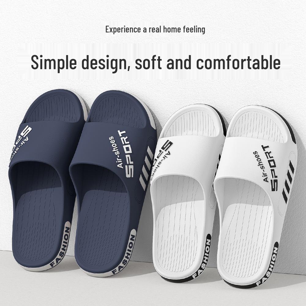 Men's Large Size Odor-Resistant Summer Slippers: New Widened Non-Slip Indoor Sports Shoes
