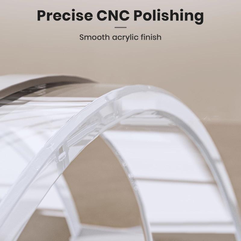 Акриловая настольная подставка Акриловая вертикальная подставка для ноутбука с высокой устойчивостью и большой грузоподъемностью Для личного пользования Для организованного использования