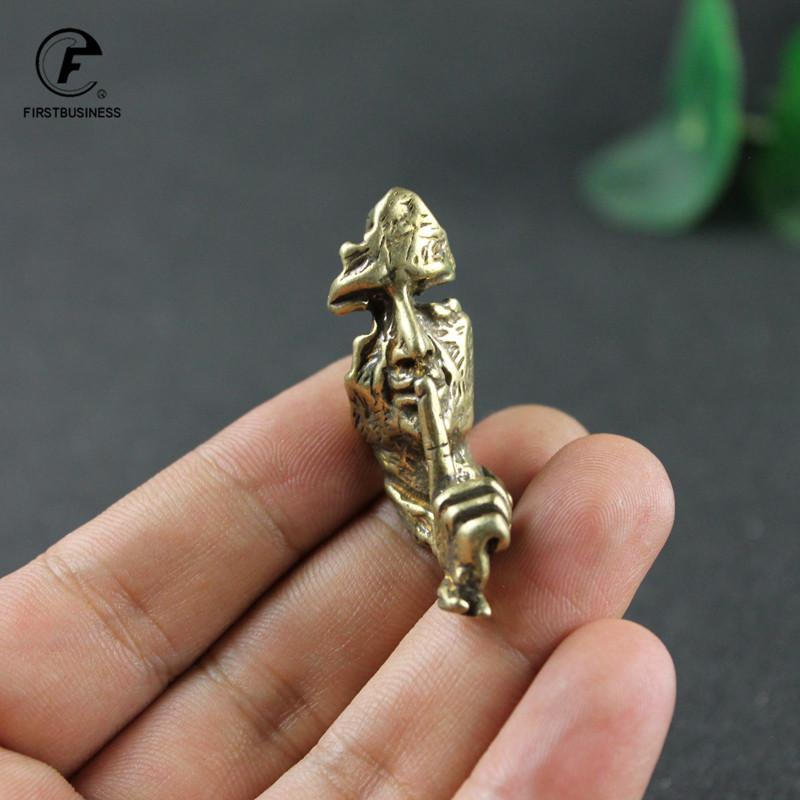 Скандинавские простые абстрактные статуэтки-скульптуры, ornaments, Молчание - золото, Автомобильные декоративные аксессуары, Аксессуары, Современное искусство, Брелоки