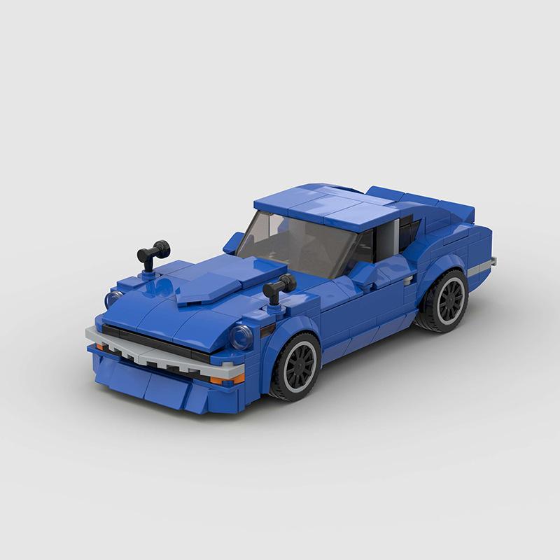 Технический Скоростной Автомобиль MOC Городской Гоночный Автомобиль Ралли Строительные Блоки Набор Кирпичей Ретро Украшение DIY Игрушки Для Детей Взрослых Подарки на День Рождения