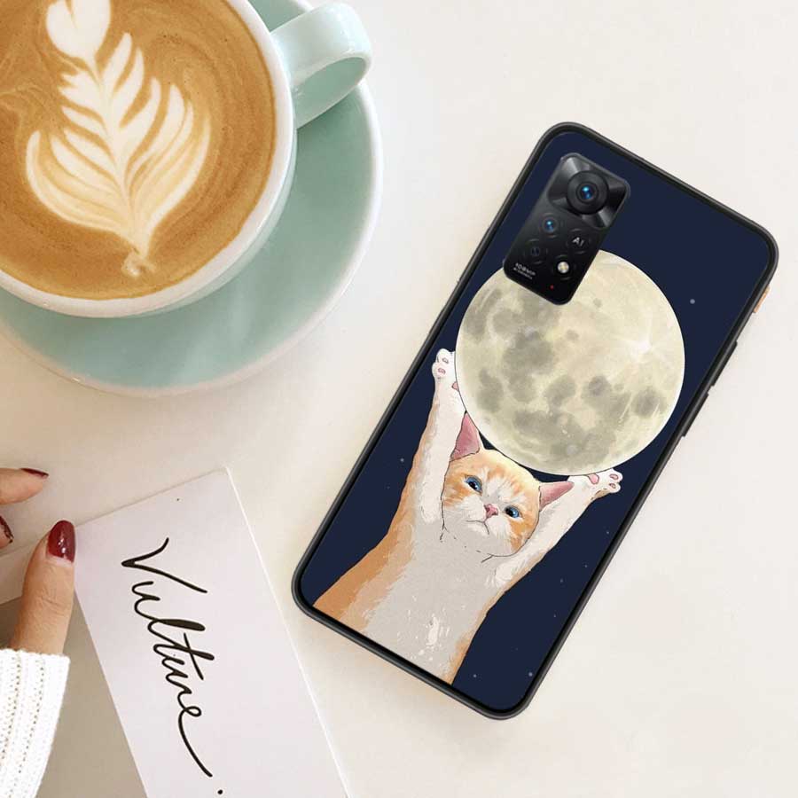 Cartoon Cats Phone Case For Redmi Note 13 Pro 5G Plus 12 12C 10 10A 10C 9 9A 9C 9T 8 8A K60 K70 Pro Xiaomi Cover 7 7A 6 6A Shell