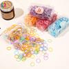 1 Pcs Colorful Rubber Tiny Hairbands for Women Girls Children No Slip No Damage Hair Soft Elastics Ponytail Holders