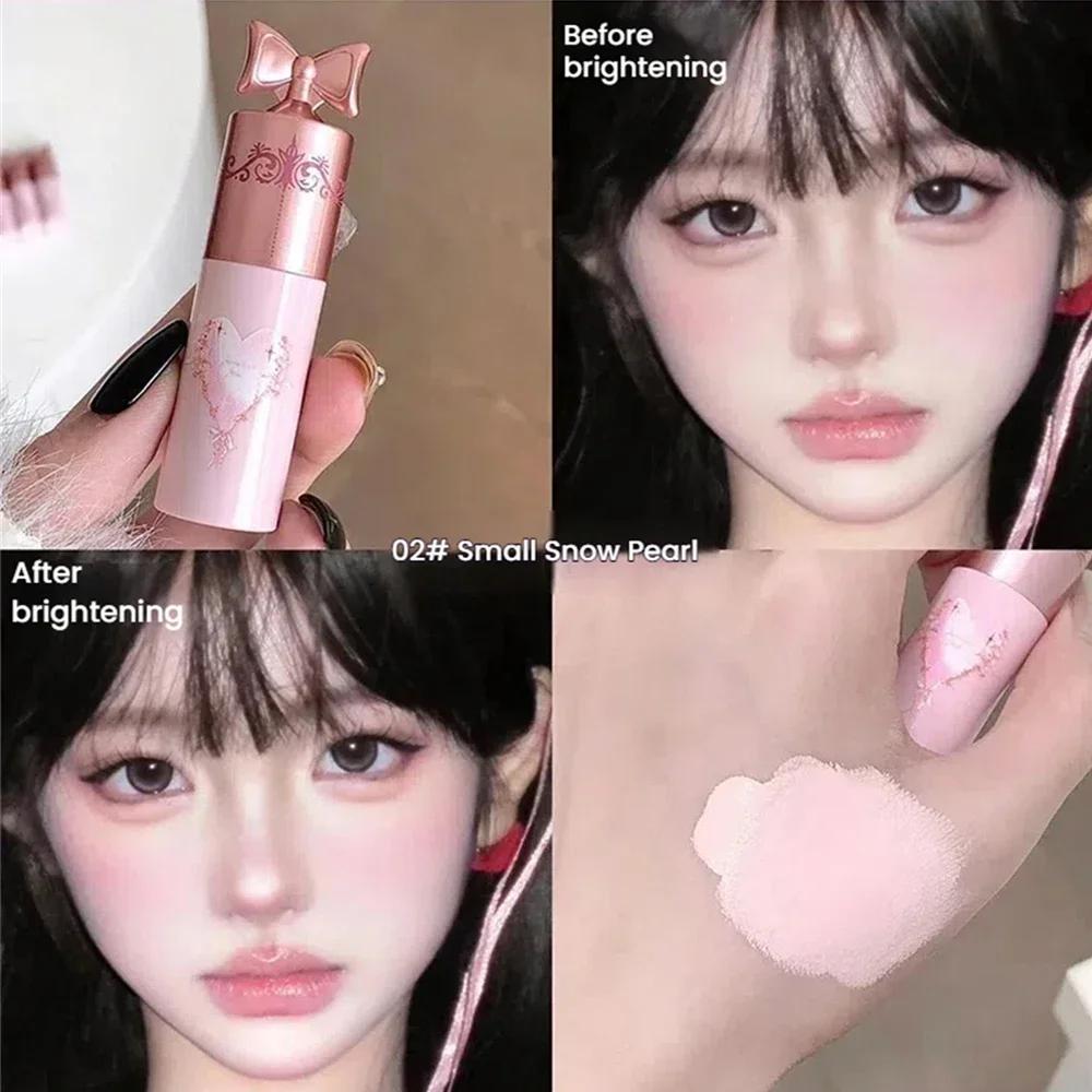 Brightening Highgloss Liquid Concealer Stick Hydrates Lasting Full Coverage Concealer Makeup Concealing Lip Groove Dark Circle