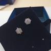 Аутентичные серьги Женский темперамент Микро-инкрустированные циркониевые серьги Гипоаллергенные модные супер-вспышки серьги