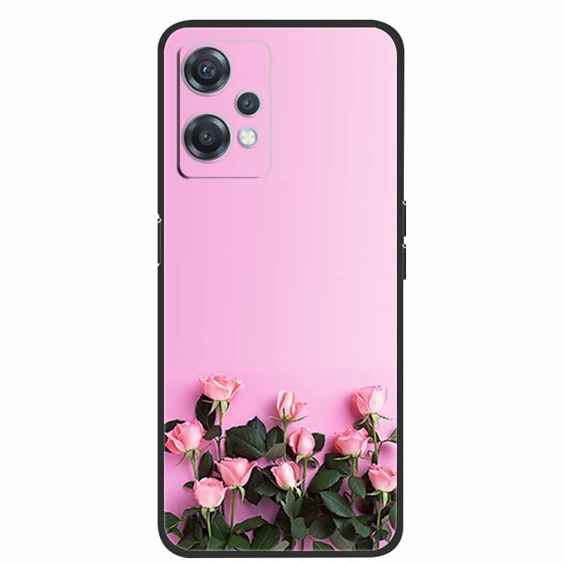 Для OnePlus Nord CE 2 Lite 5G Чехлы Черный Силикон Роскошный Бампер ТПУ Чехол Обложка Capa Для OnePlus Nord CE 2 5G Ударопрочные Чехлы