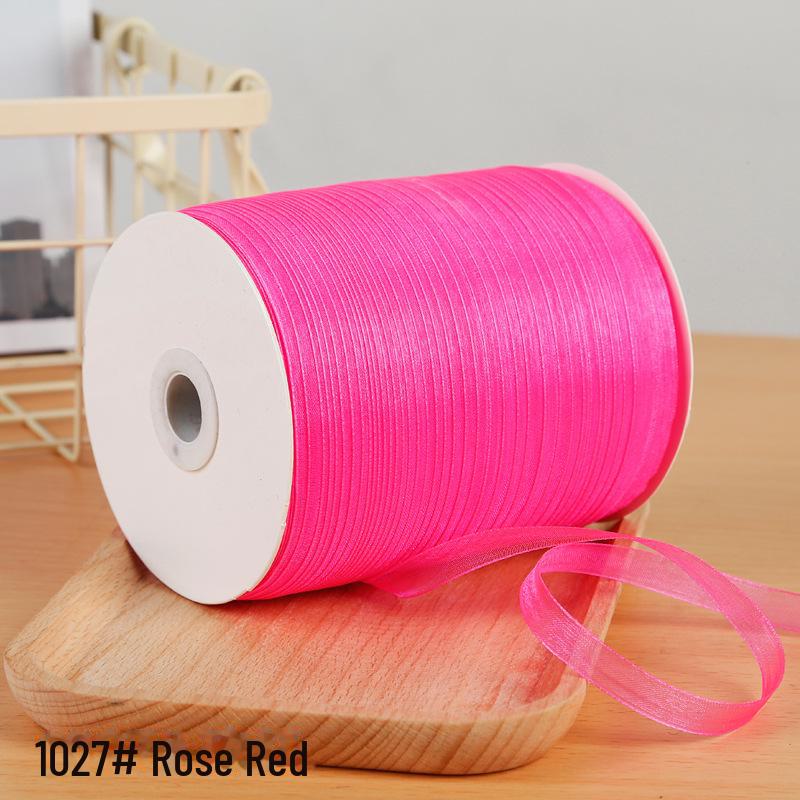 1 см прозрачная снежная пряжа лента для аксессуаров для волос и подарочных пакетов