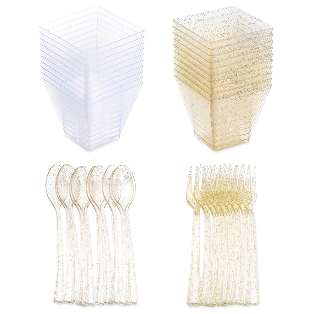 Формы для выпечки своими руками Трапециевидный контейнер Прозрачный стаканчик для муссов Десертные стаканчики Одноразовые стаканчики Инструменты для выпечки