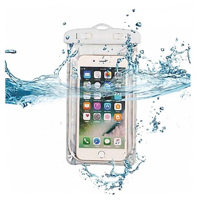 Водонепроницаемый плавающий чехол-сумка Белый для iPhone 12 Pro Max 6.7" - Yuan Yuan