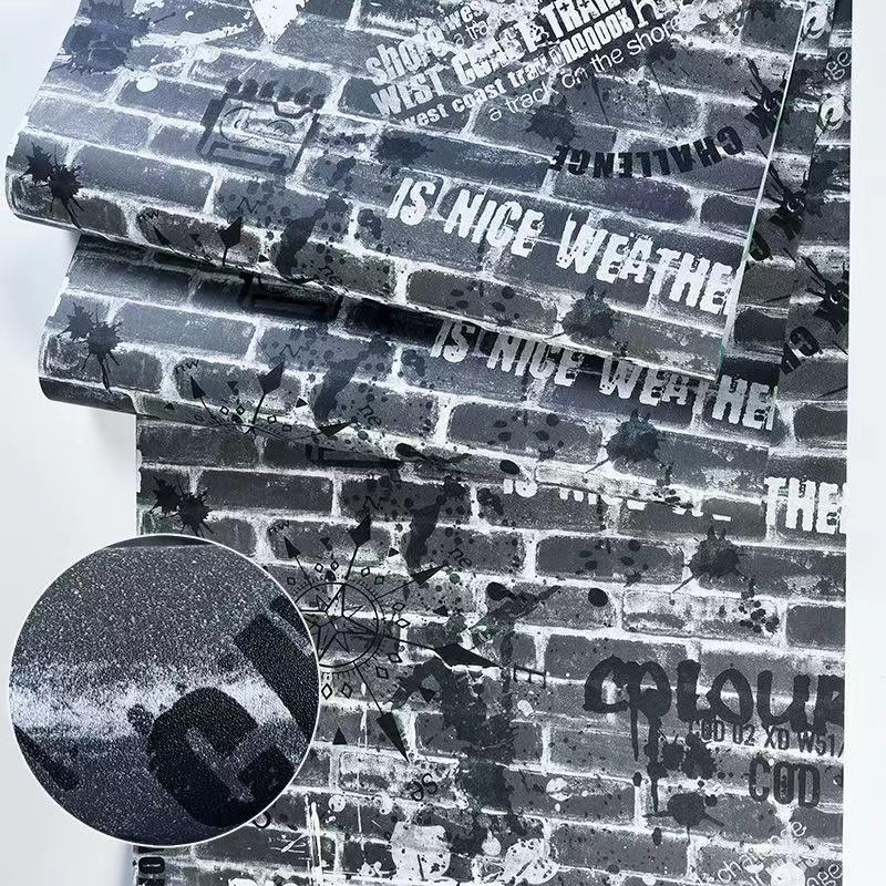 Виниловые обои  Водонепроницаемые самоклеящиеся обои  Цементно-серый контактная бумага для столешницы  Реновация кухонной и ванной мебели