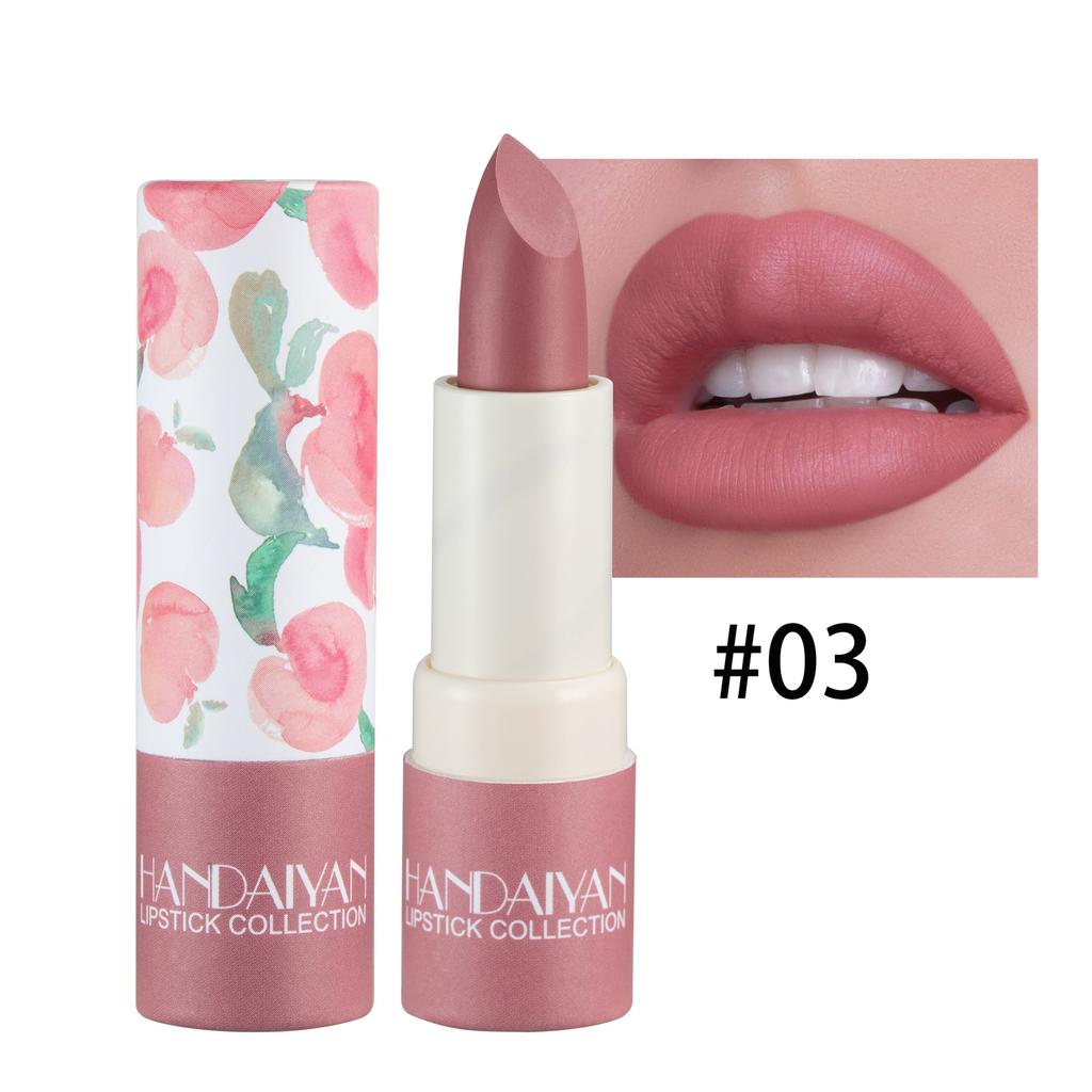 HANDAIYAN Hydraterende Nijprodukt Lippenstift Lazy Fluwelen Lippenstift Is Net Maklik Om Nude Kleur Lipgloss Te Ferbinen