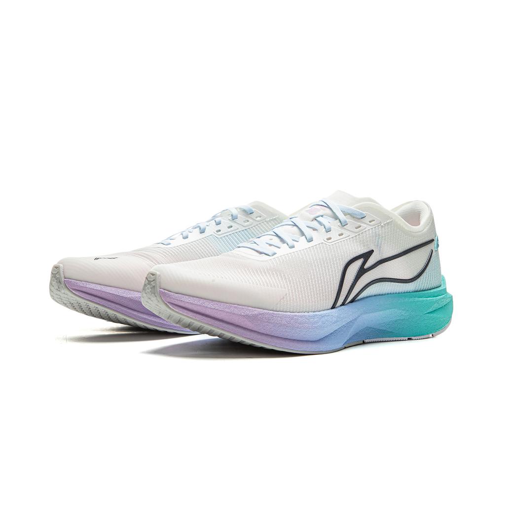 Li Ning ZhuiFeng Амортизация Дышащая Поддержка Низкие Кроссовки для Теста на Физическую Подготовку и Экзамена Мужские Белые Зеленые ARPV007-16