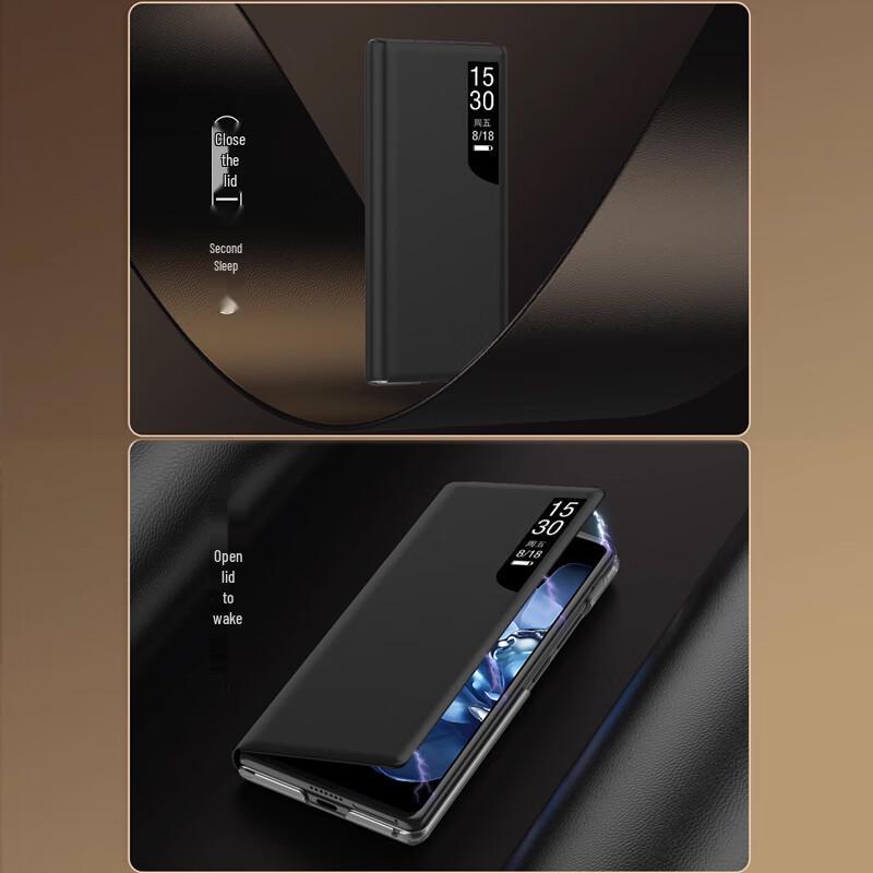 Кожаный чехол-книжка со стендом для Xiaomi Mix Fold 4