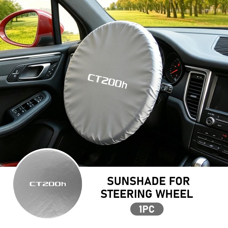 Summer Car Steering Wheel Anti-Heat Sun Shade Cover For Lexus RX350 IS250 CT200h ES250 ES300h NX300h IS200 GS300 JU5