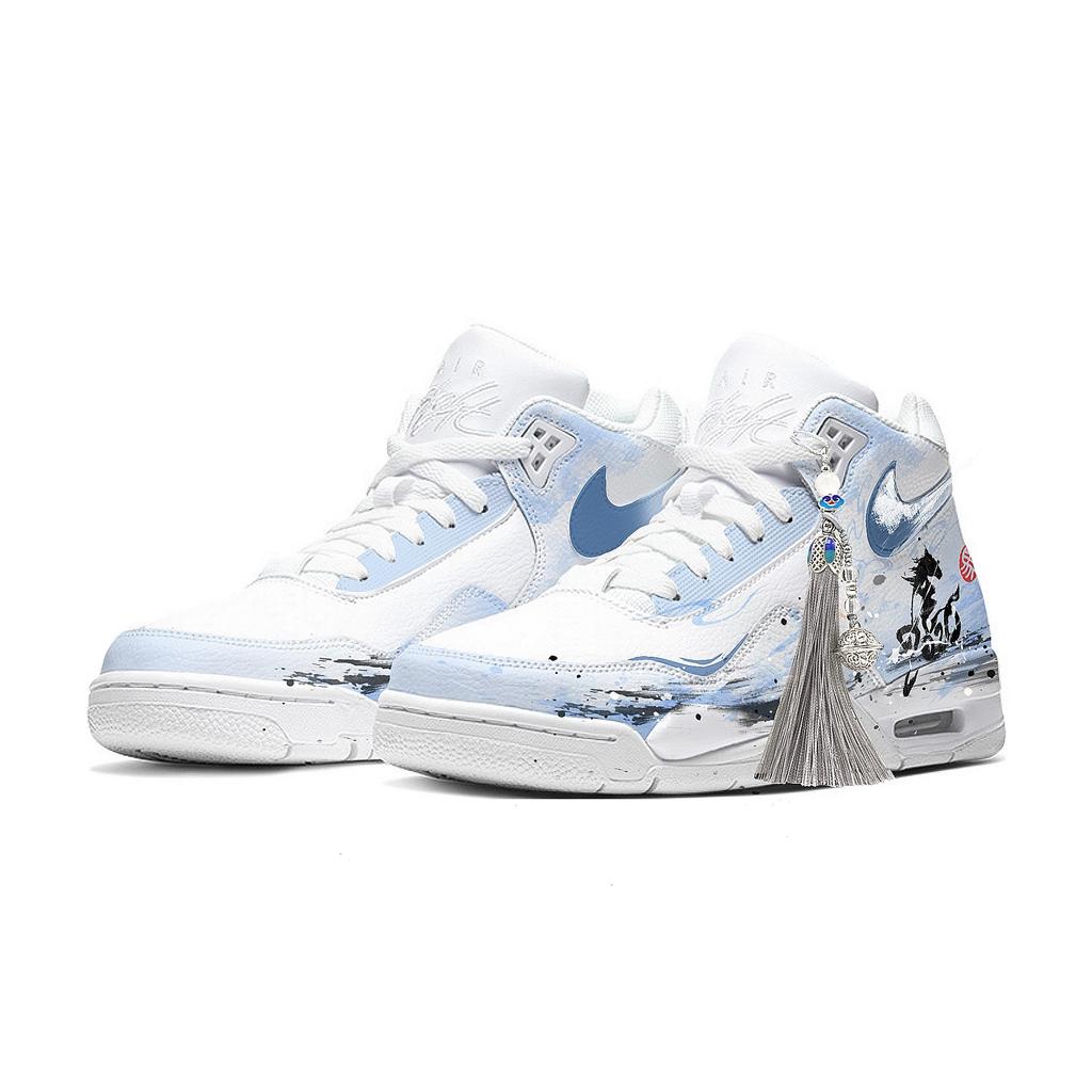 Nike Flight Legacy Рэй Аянами Голубой Swift Устойчивый к истиранию Поддержка покрытия Увеличение роста BQ4212-101(Команда861-)