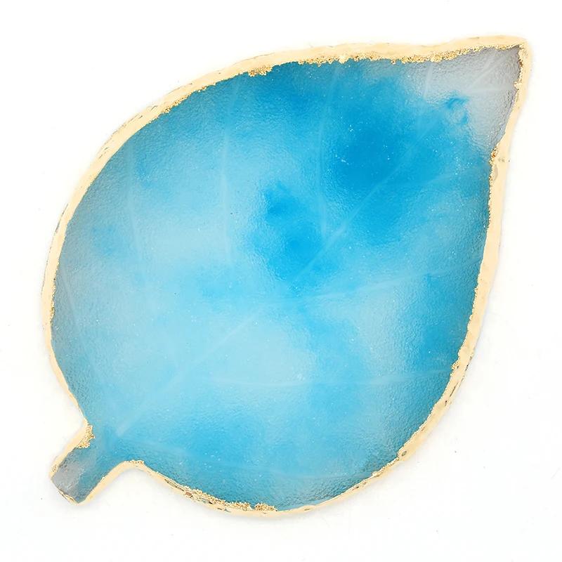 1 шт. круглая смола агатовая палитра для дизайна ногтей накладные кончики ногтей смешивание цветов палетка для рисования гель-лак дисплей полка маникюрный инструмент