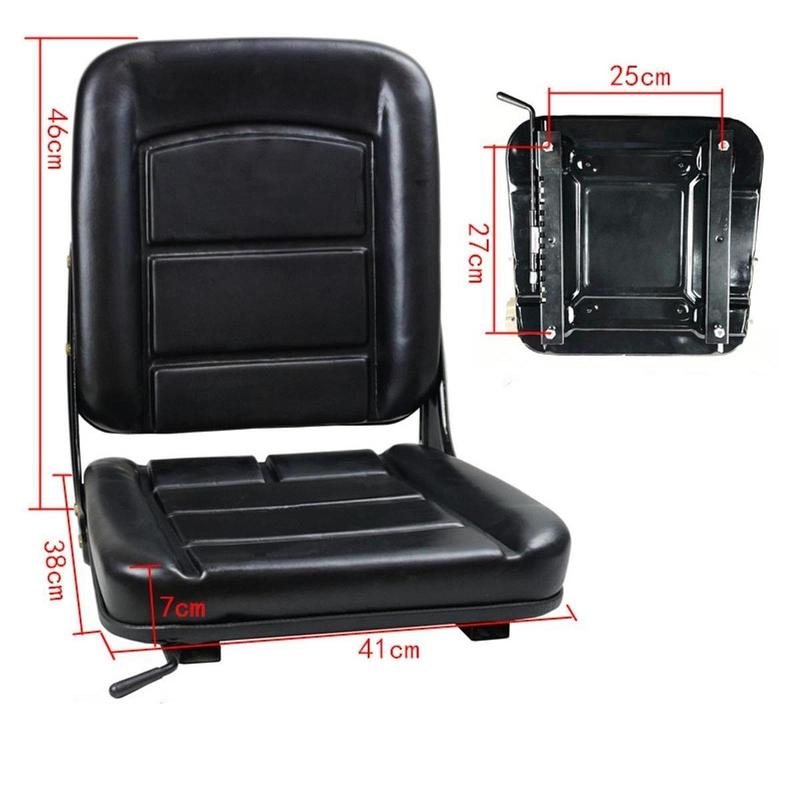 Tractor Seat Forklift Seat Universal Easy to tall Ergonomic Waterproof PU