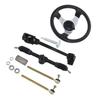 Go Kart Steering Wheel Assembly Set Adjustable 300mm 11.8in Diameter for 150cc‑250cc Engines