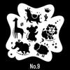 Children's Face & Body Painting Stencils – DIY Tattoo Patterns and Graffiti Templates