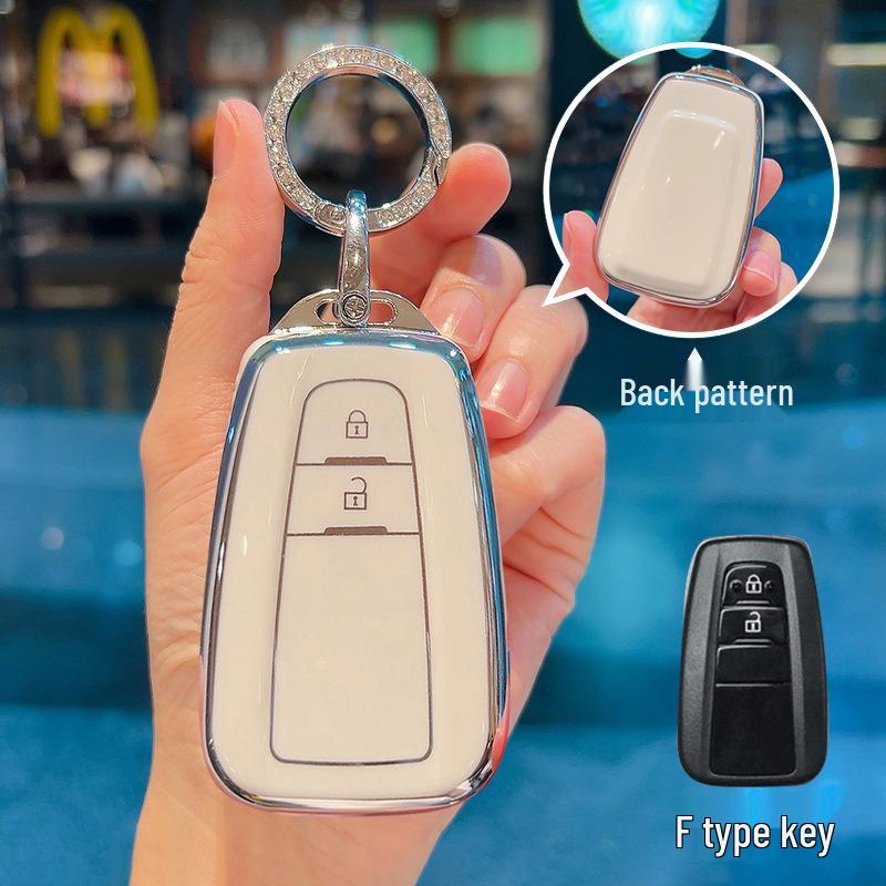 Чехол для ключа Toyota Camry, Corolla, RAV4, Landa, Avalon и Viloran (Женская версия)