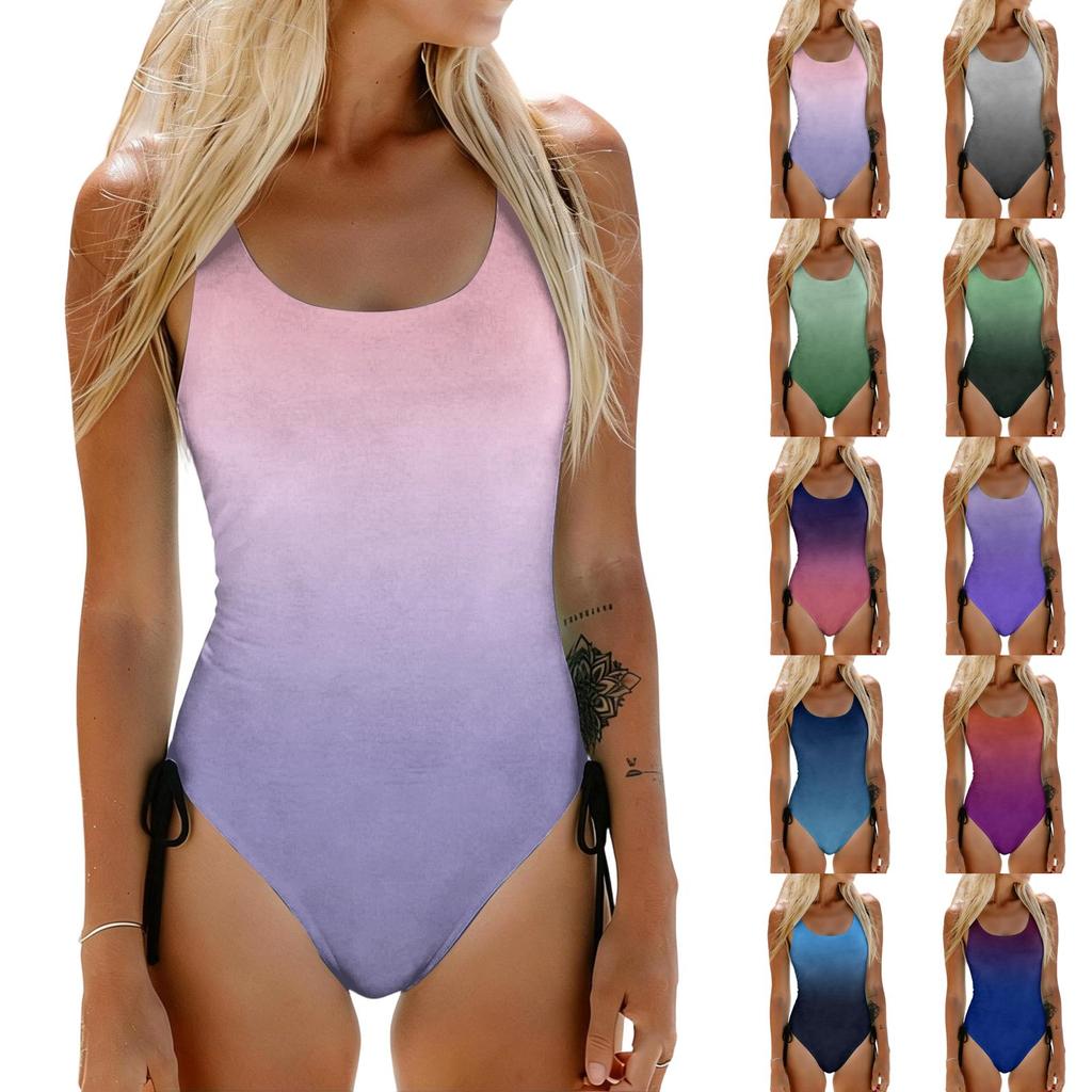 Женский Повседневный Слитный Купальник