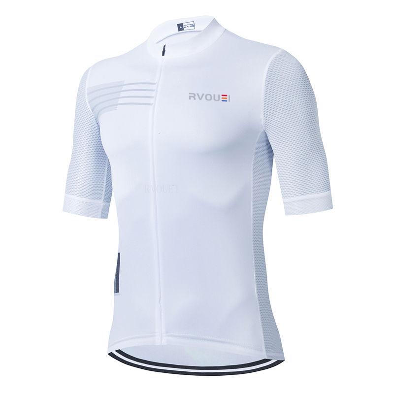2026 New Cycling Jersey Set RVOUEI Team Cycling Clothing Men Road Bike Suit Bicycle Bib Shorts Tops MTB Ropa Ciclismo Maillot