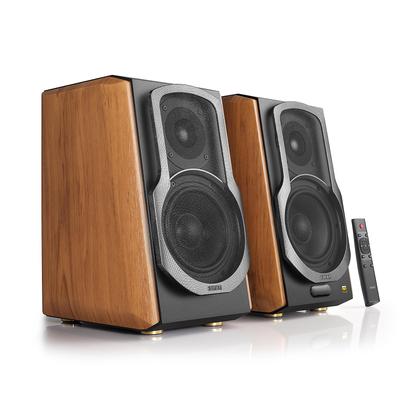 Edifier S1000MKII Активные Bluetooth Макс. 120 Вт aptX HD RCA Совместимые с и Деревянные Полочные Колонки Колонки, 5.0, Выход, Поддержка, Поддержка Hi-Res,