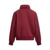 Under Armour Spring Casual Series Logo Minimal Loose Half-Zip Women Sweatshirt Flame Red 6006009-625