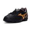 Mizuno Прочные детские футбольные бутсы с низким верхом из искусственной травы, черно-золотые, P1GE232550