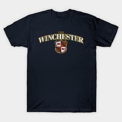 Азиатский размер Мужская футболка с принтом The Winchester Tavern - Shaun Of The Dead Печать методом термопереноса без вырезания Хлопковая футболка