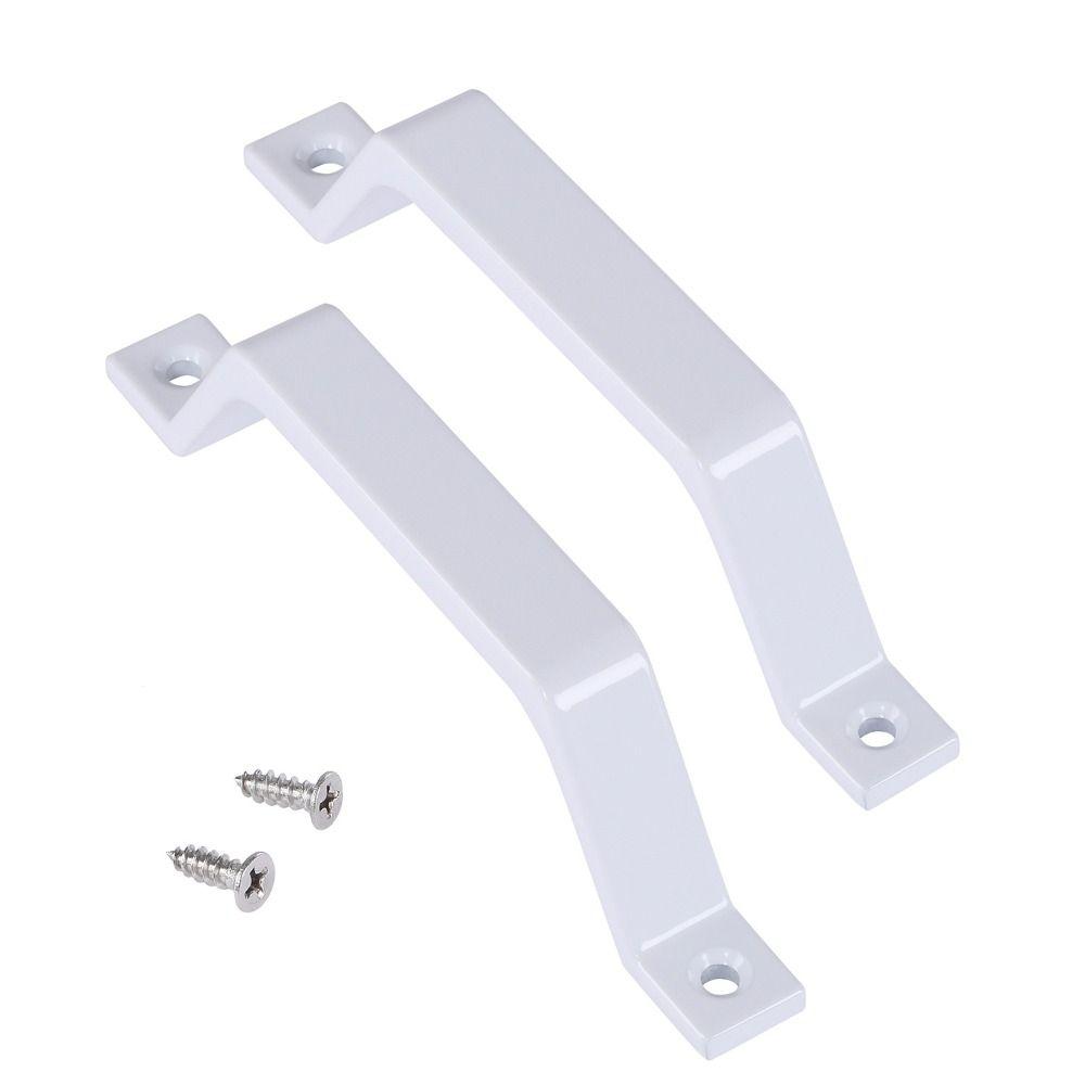 Дверные ручки из алюминиевого сплава, черные, белые, для гаражных ворот, фурнитура, ручка-тяга для амбарных дверей, дом