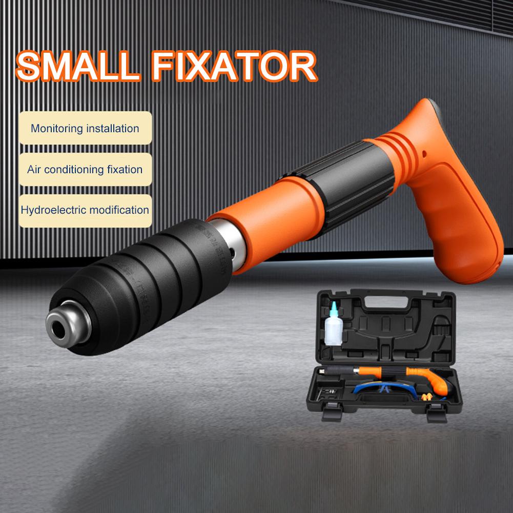Manual Steel Nail Gun for Concrete Walls,Mini Handheld Powerful Nailer Tool for Ceiling Installation Woodworking,Nailing Tools