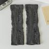 Y2K Knit Leg Warmer Sweet Cool Ripped Foot Cover Fashion Knitted Broken Hole Socks