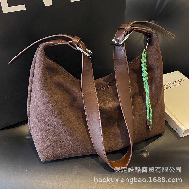 Осенне-зимняя вместительная сумка-мессенджер для поездок на работу, женская новая ретро-тоут под мышкой премиального качества