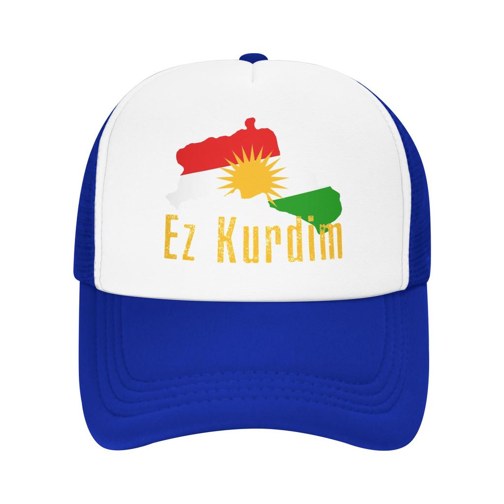 Унисекс КАРТА КУРДИСТАНА Ez Kurdim Тракерная Кепка Популярные Сетчатые Бейсболки Кепки Snapback Шляпа Шляпа от Солнца Регулируемая Гонки Кепка Летняя