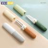 2-in-1 Ceramic Knife Multi-functional Small Fruit Knife Peeler Travel Dormitory Kitchen Home Melon Knife  High Appearance Level