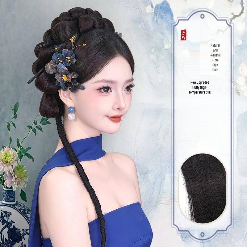 Готовый пучок-бант для волос от Xiu He Makeup Artist - Простой инструмент для создания свадебной прически в китайском стиле