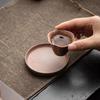 Petal Coarse Pottery Coaster Tea Holder Chinese Teacup Holder Household Tea Mat Small Saucer Tea Ceremony Accessories