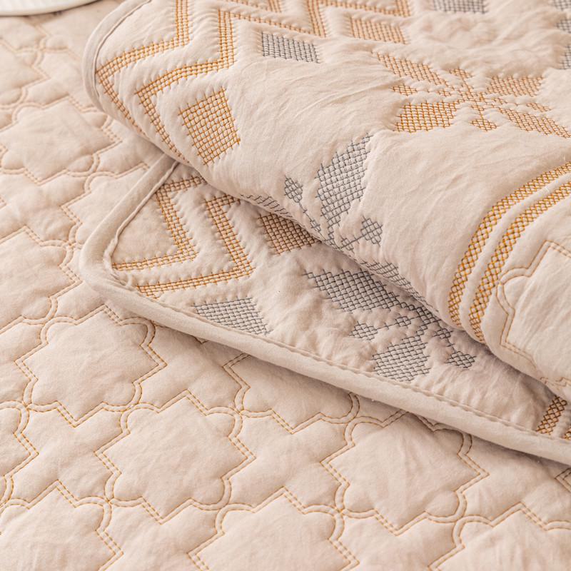 Подушка для дивана из отшлифованной ткани Nordic: Современный, нескользящий жаккардовый чехол, универсальный для всех сезонов