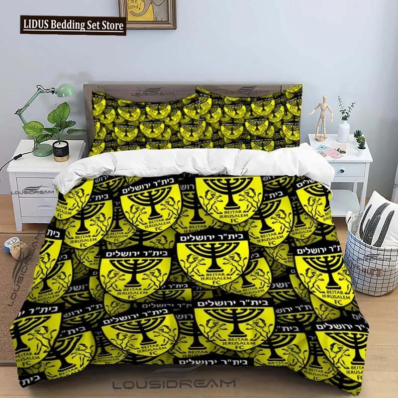 Beitar Jerusalem Fc All Season Twin Постельное белье Комплект из 3 предметов Одеяло Покрывало Двуспальное Одеяло King Покрывало Домашний Текстиль